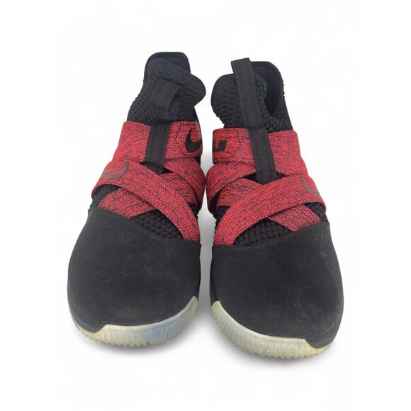 AO2609-003 Nike Lebron Soldier XII 12 Black/Red Basketball Size 13.5 - Picture 10 of 11